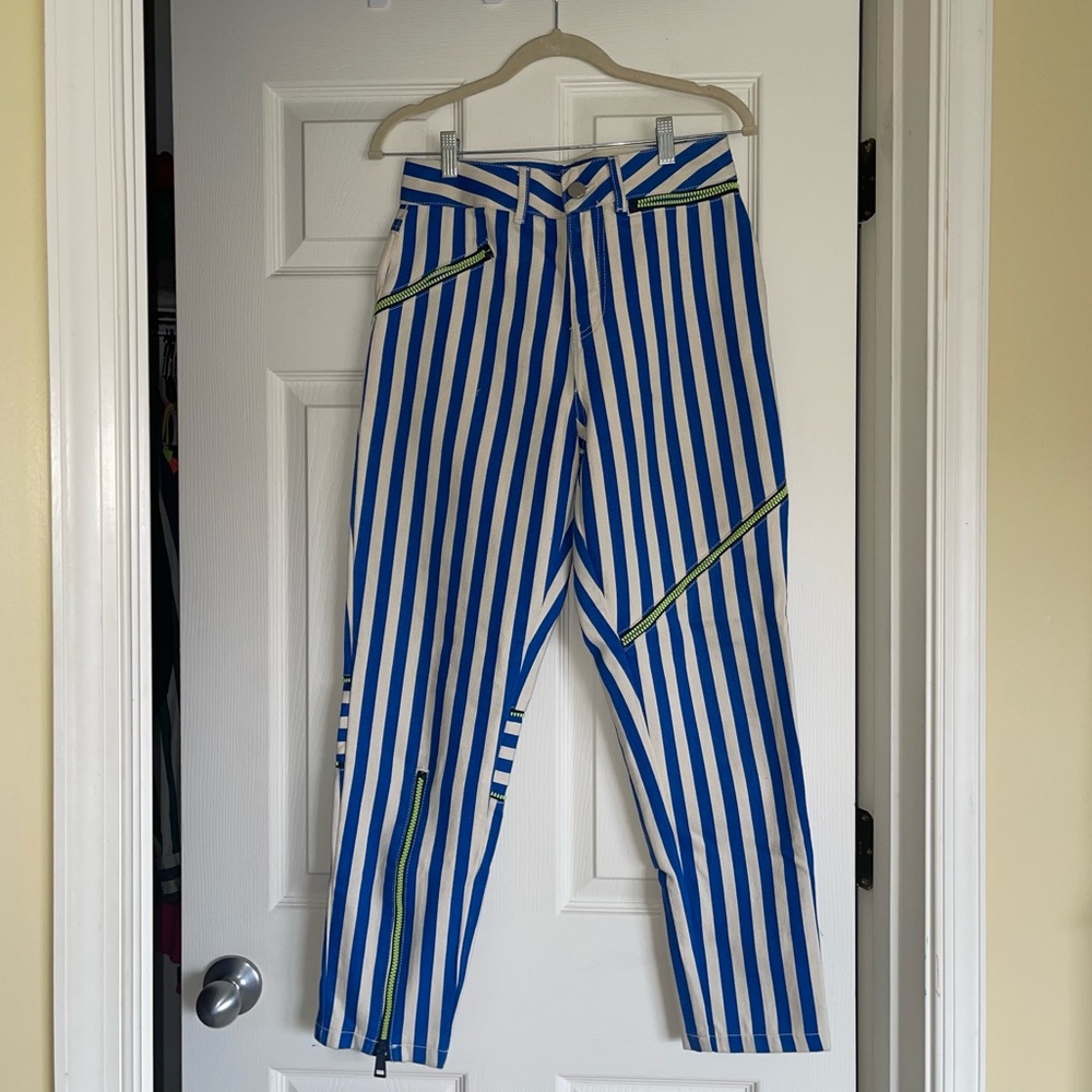Striped jeans